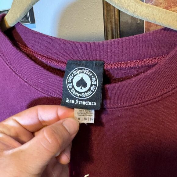 Thrasher Burning Cop Car Sweatshirt - Picture 3 of 6